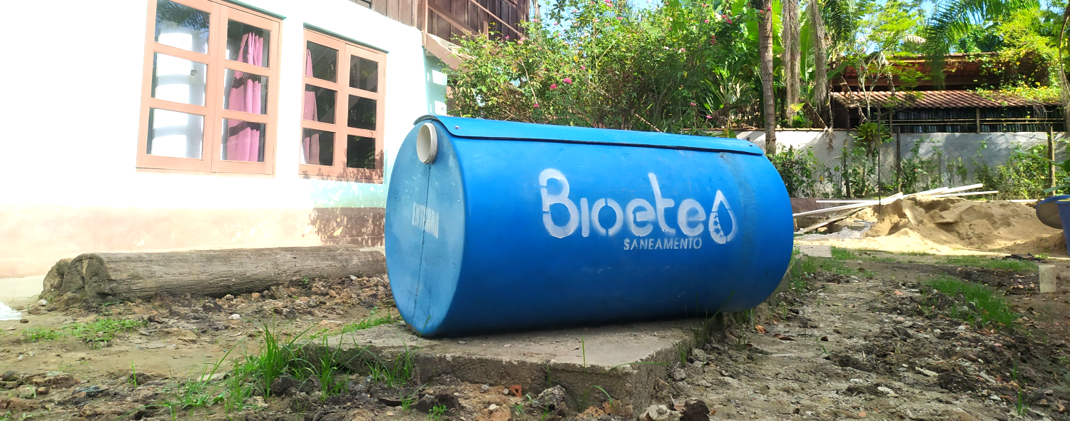 BioETE biodigestor micro estação tratamento de esgoto saneamento básico ecológico jardim filtrante fossa filtro São Sebastião, Bertioga, Ubatuba, Ilhabela, Caraguatatuba, Litoral Norte de São Paulo